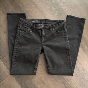 Kut Classic Black Straight Leg Jeans Sz 8L